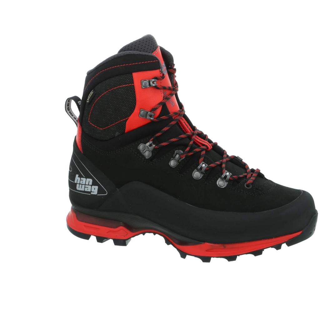 hanwag alverstone ii gtx - black/red